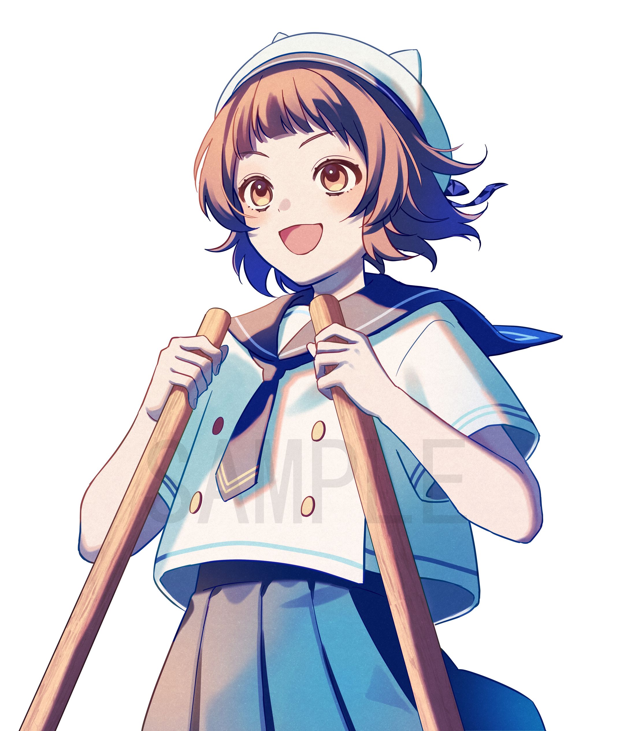 【Benesse】進研ゼミ中学講座ゼミフェス　なるり様　オリジナルソング「くじらとコンパス」MV 用イラスト-1