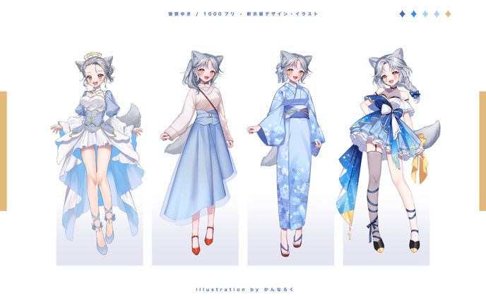 立ち絵など、ミリプロ