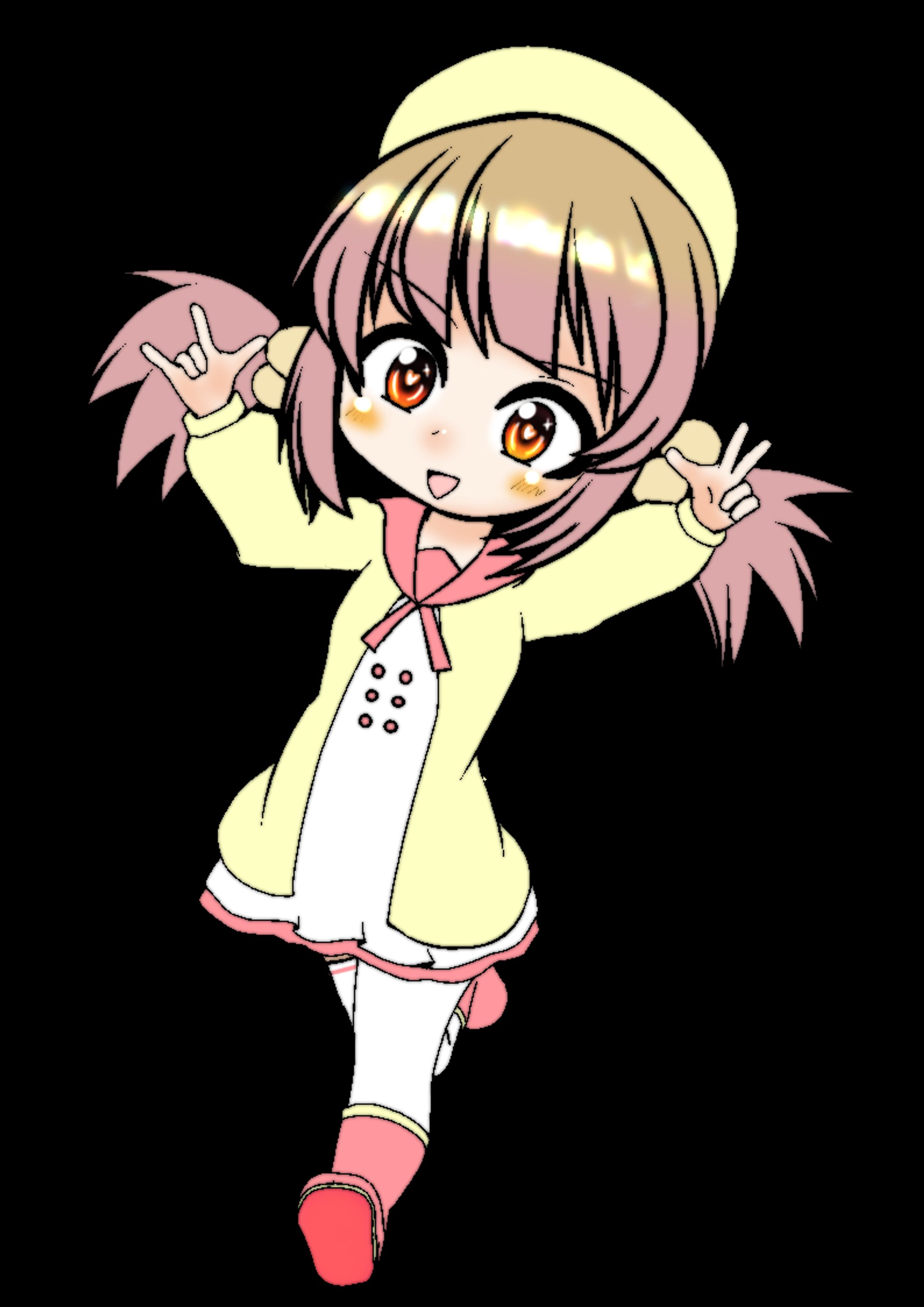 デフォルメキャラクターのイラストのサンプル-1