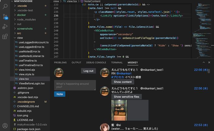 work、vscode