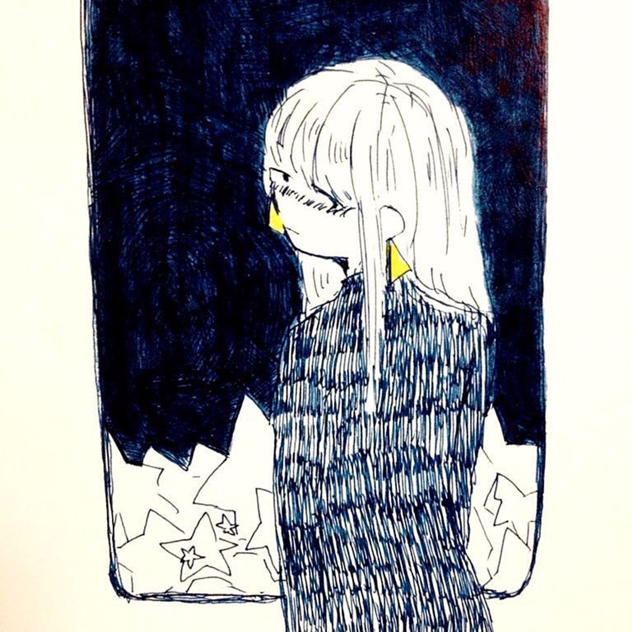 #アナログイラスト #ボールペン-1