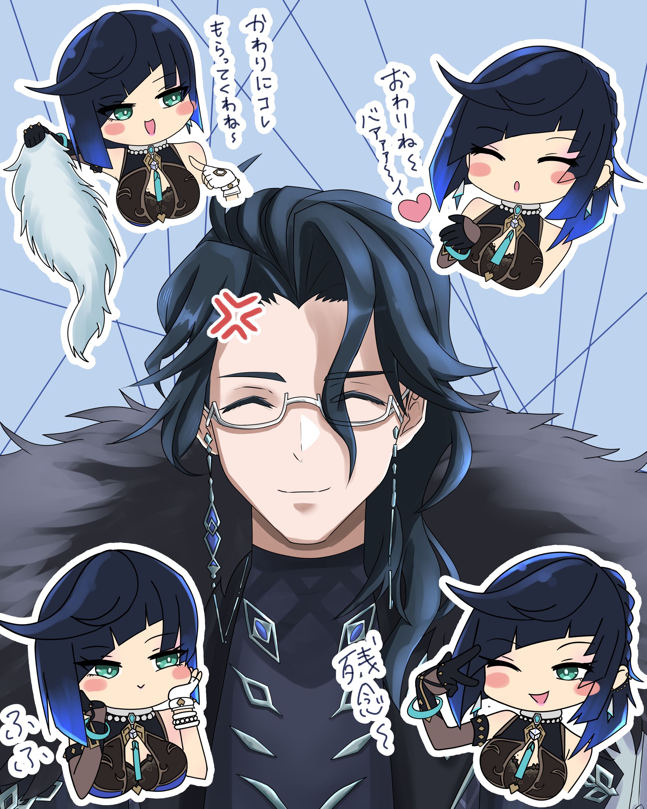 最近書いた版権イラスト(趣味)-1