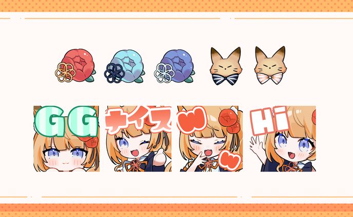 結瀬きこ様 バッジ∔スタンプ