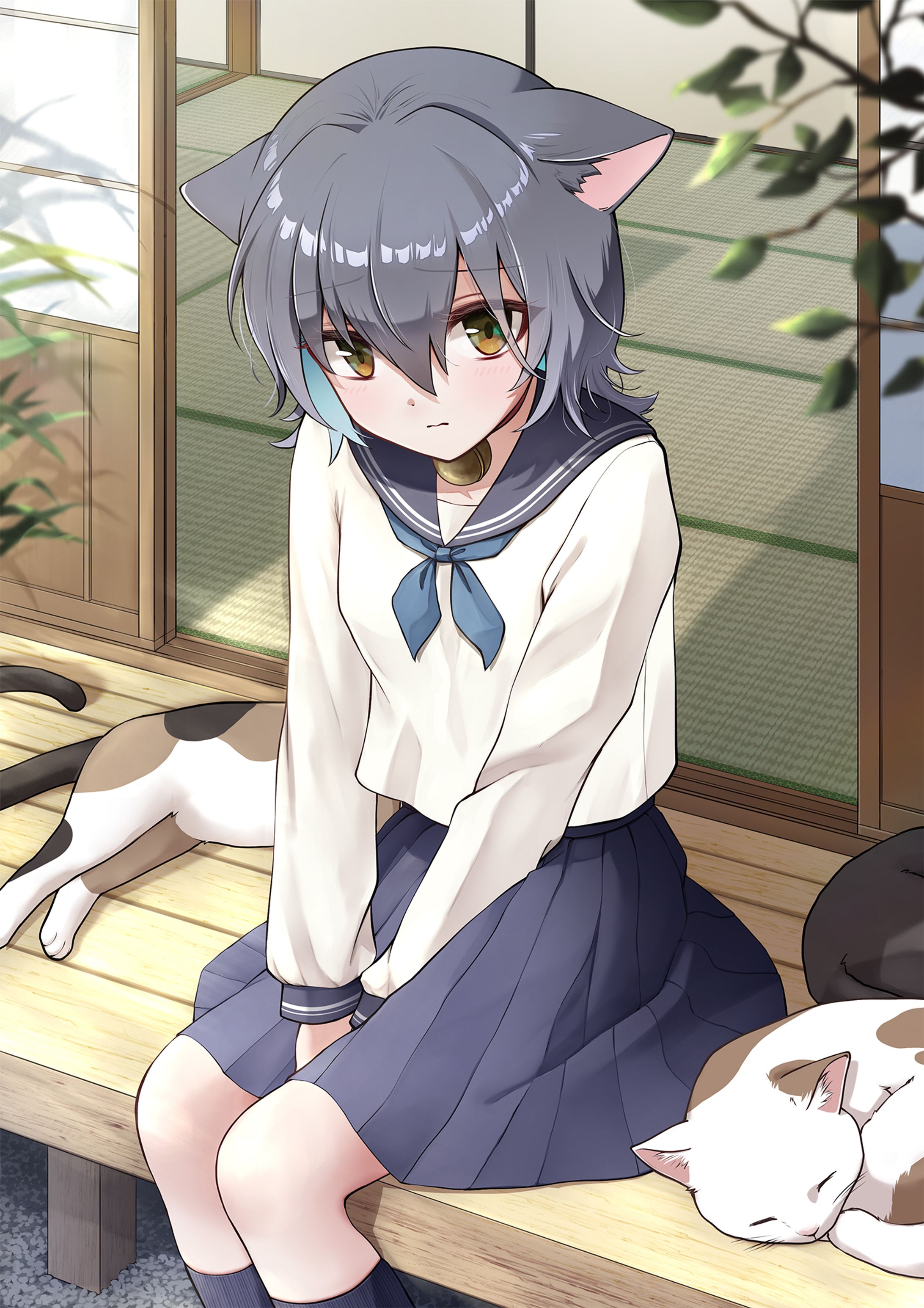 昼下がりの猫少女-1