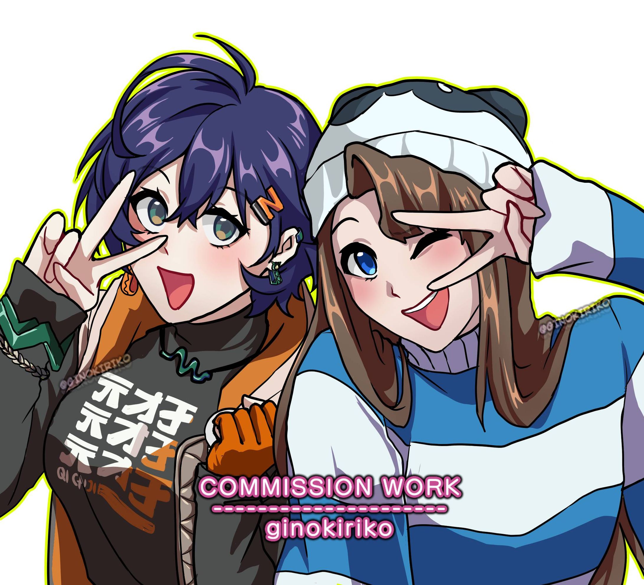 Bust up commission for PndaKnght-1