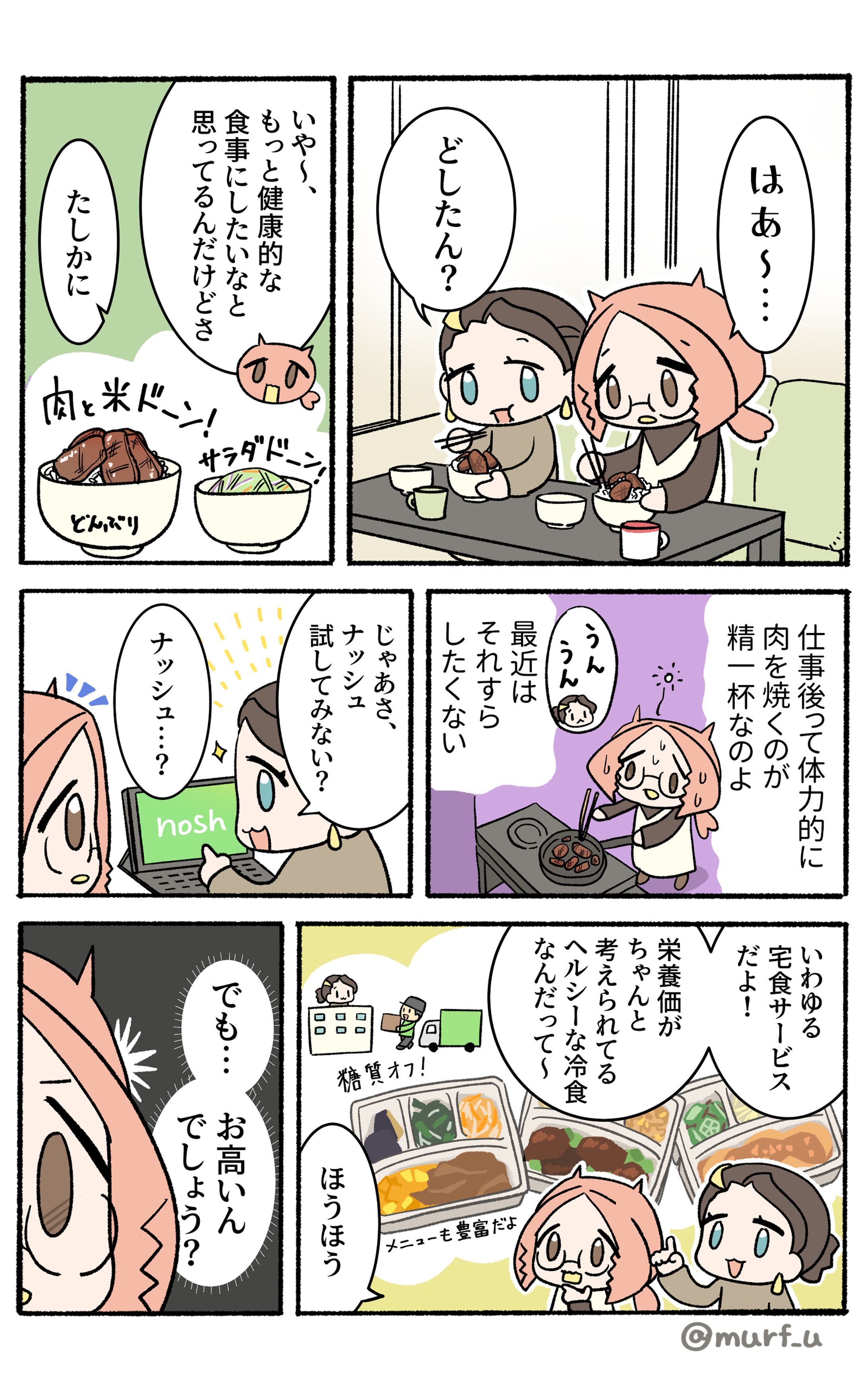 宅食サービスのナッシュが美味しすぎた！レポ漫画-1