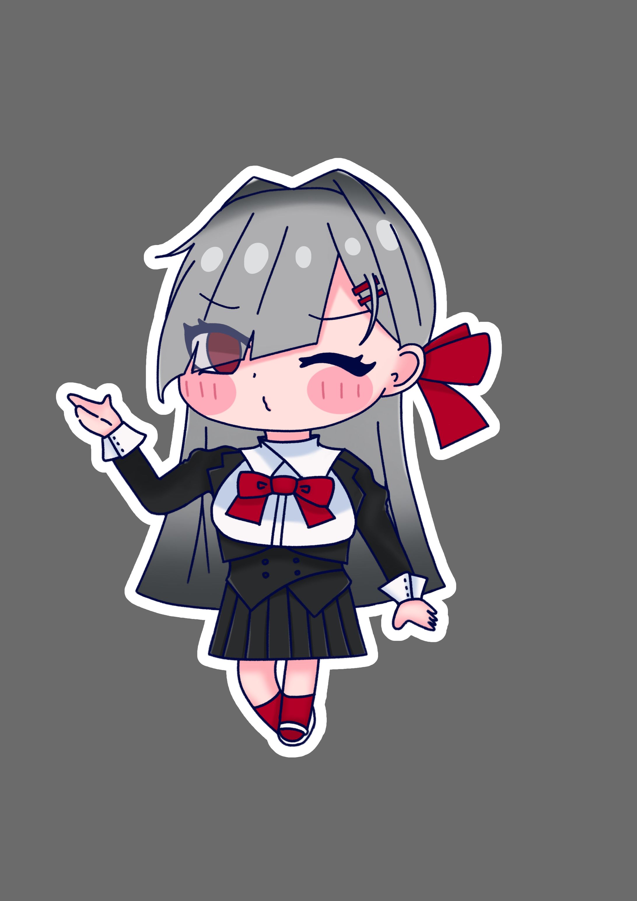 天界堂　マオ様 ミニミニキャラ【ファンアート】-1