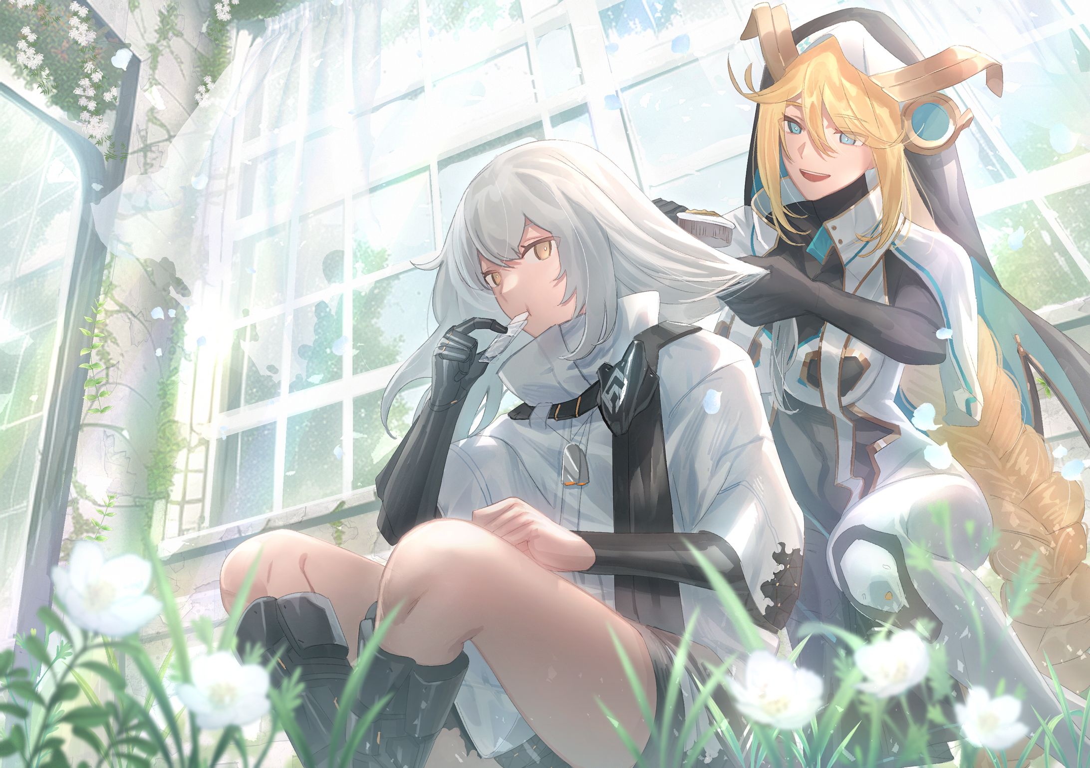 女性・背景-1