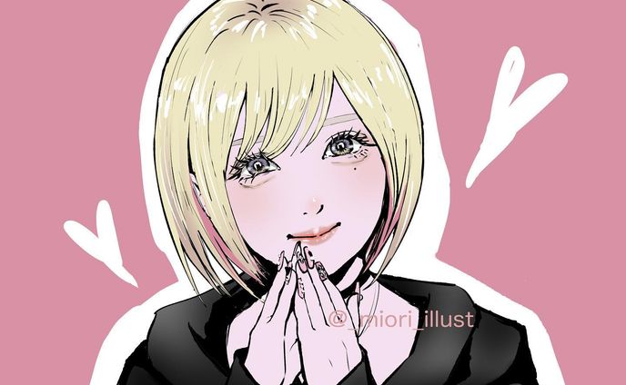 美容系YouTuberのハウスダストさんを描きました🫶💕2枚目のファンアートです！前回はピンクヘアーのハウスダストさんを描きました。ご本人様の可愛さもメイク技術も凄くて、こちらはボブヘアーでピンクのインナーカラーに染めたハウスダストさんです😊💄✨💫切り立ての髪型で嬉しそうに笑うハウスダストさんがすごく可愛いんです☺️▶︎YouTube youtube.com/@tamukun_36・・ファンアートは恐れ多くてあんまり描かないのですが、Twitterでハウスダストさんが募集していたので勇気を出して描きました！☺️・・応援してます！