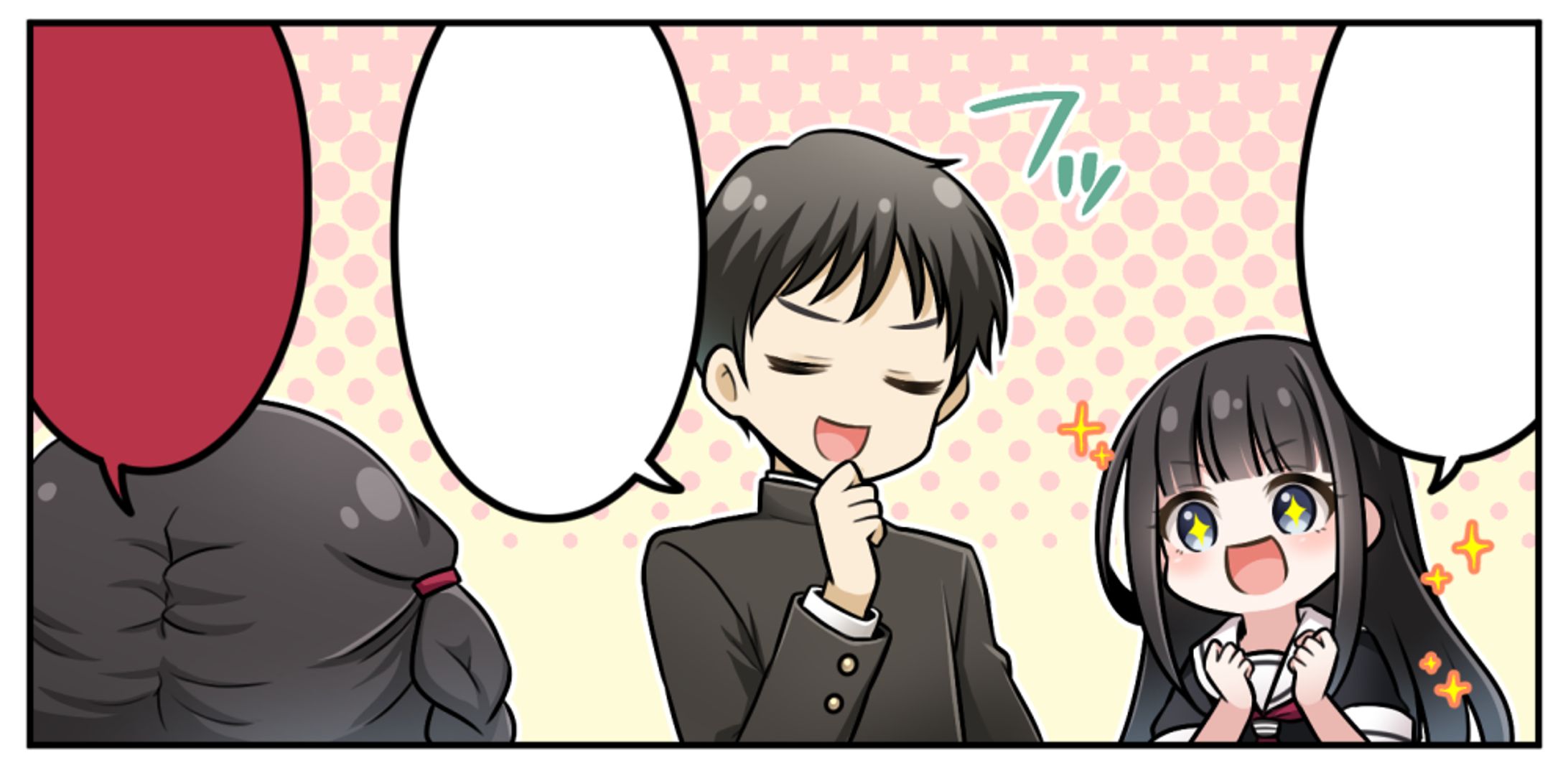 【2024～お仕事】蝶シリーズ_4コマ漫画-1