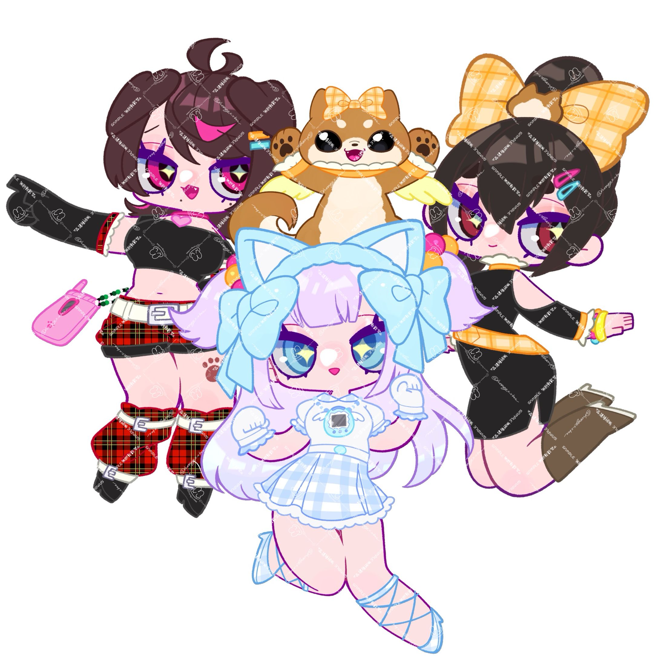 ぷりてぃ〜プリンセすまっしゅ！様 キービジュアルイラスト-1