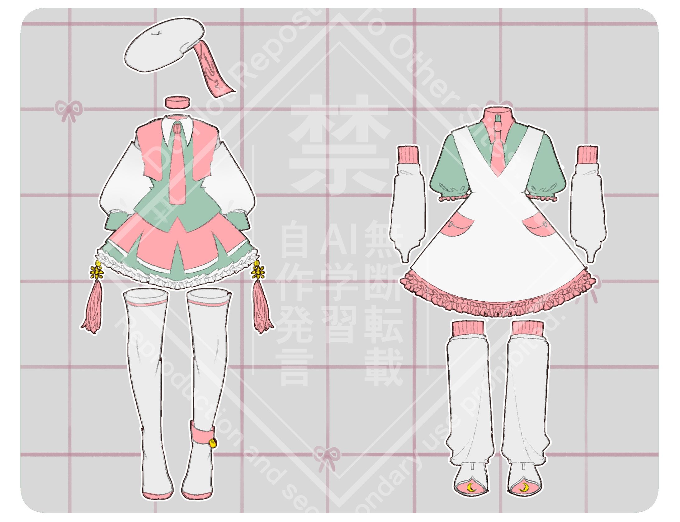 【デザイン】lunasolar outfit design-1