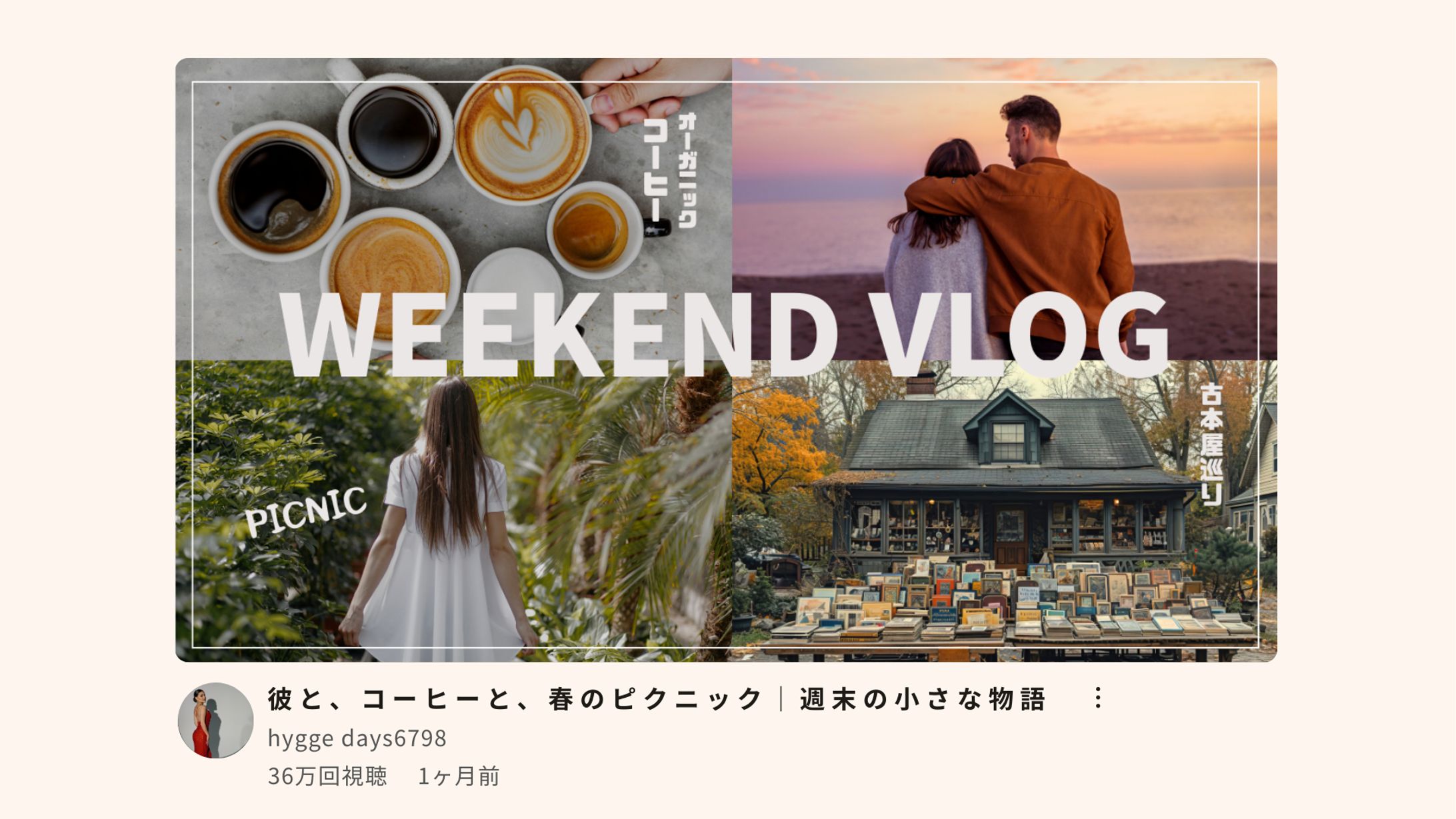 彼と、コーヒーと、春のピクニック　週末の小さな物語-1