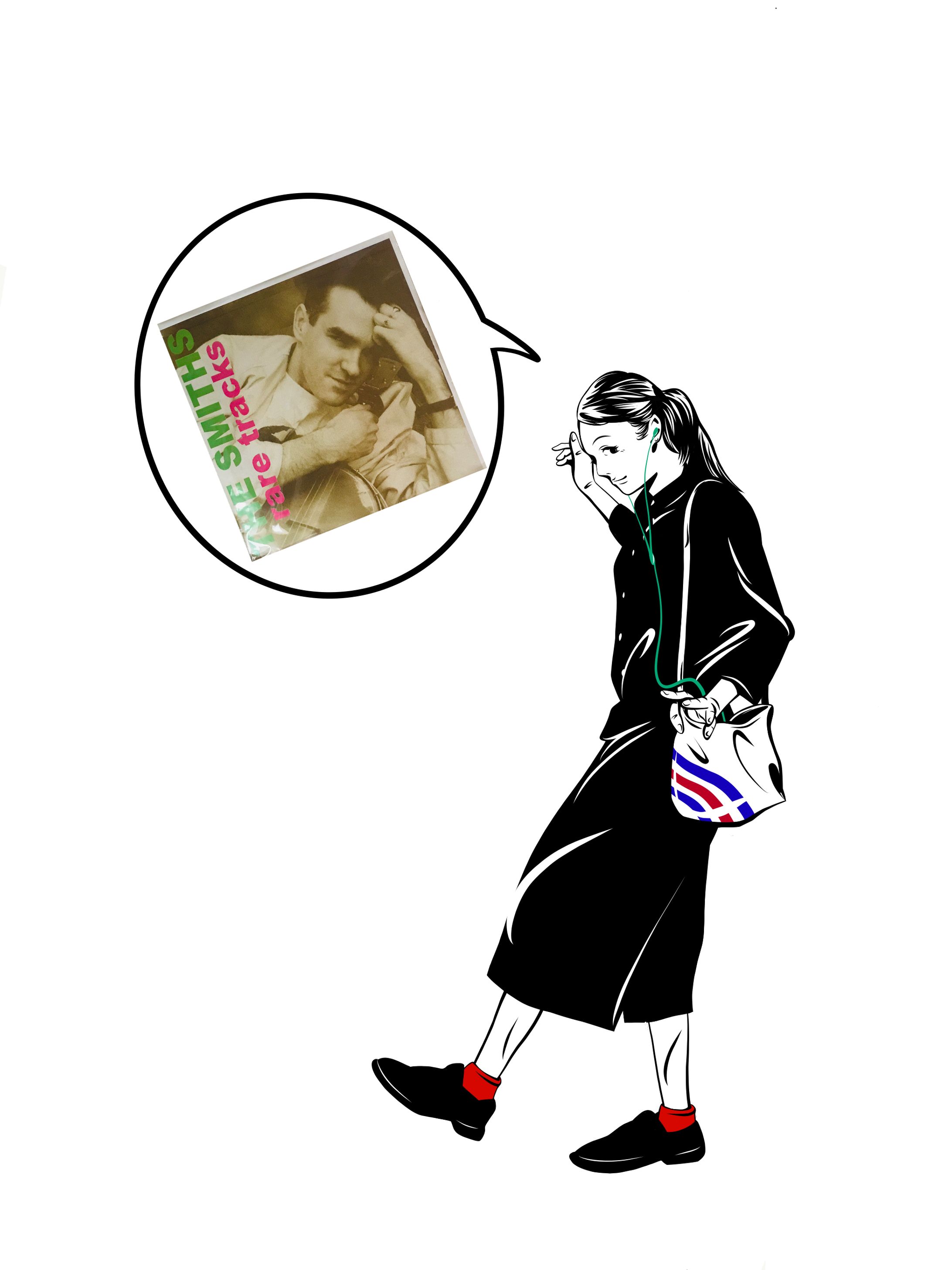 Rock Girl Listen to THE SMITHS-1