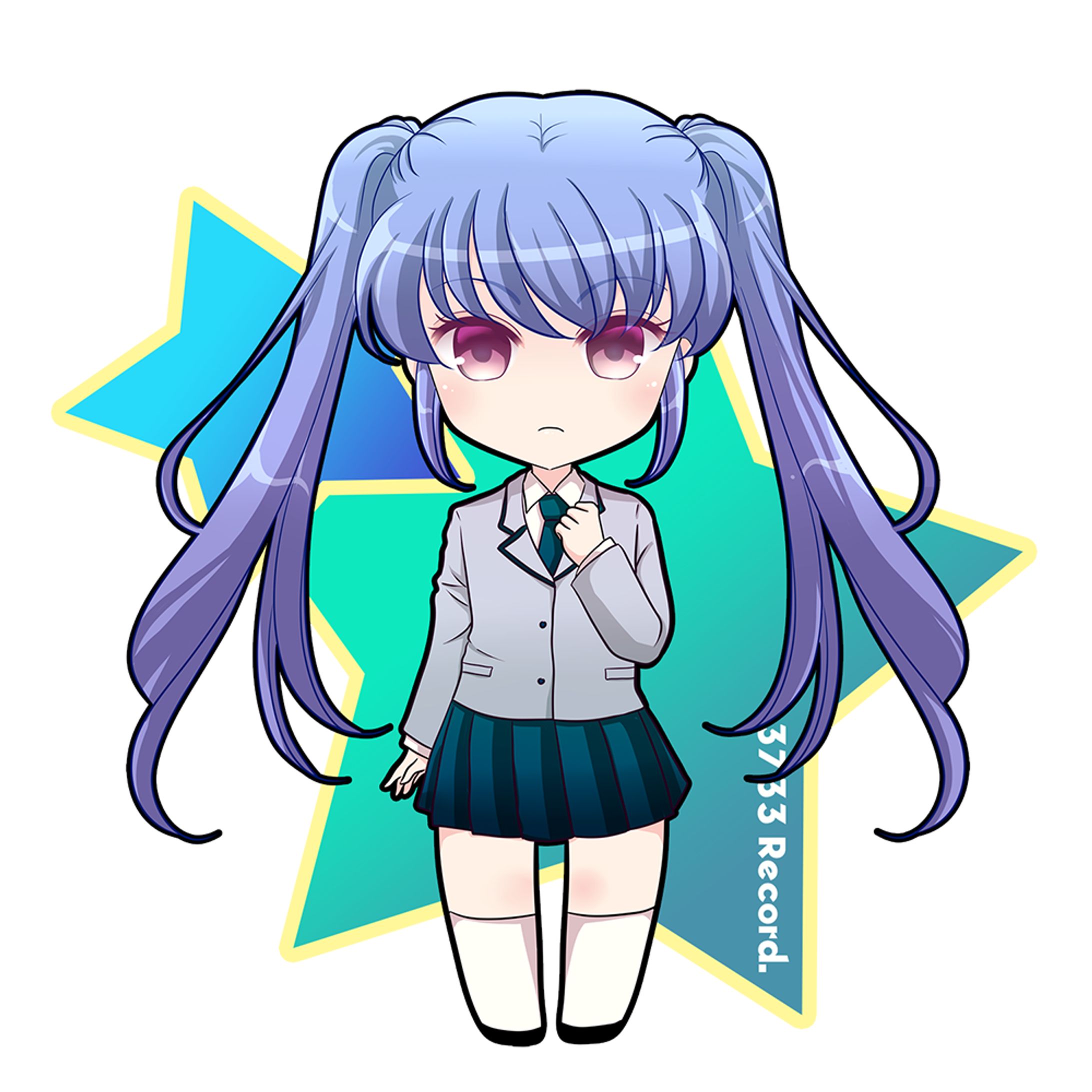 ツインテールの女の子-1