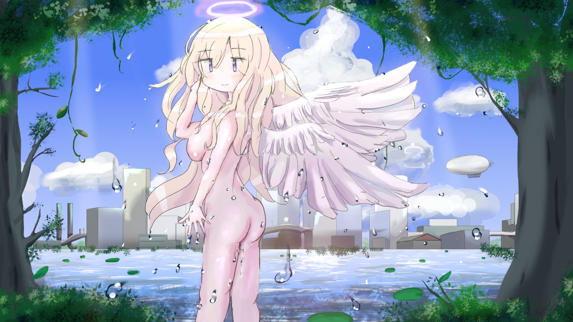 水浴び天使ちゃん-1