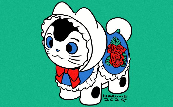 ロリータファッション風犬張子