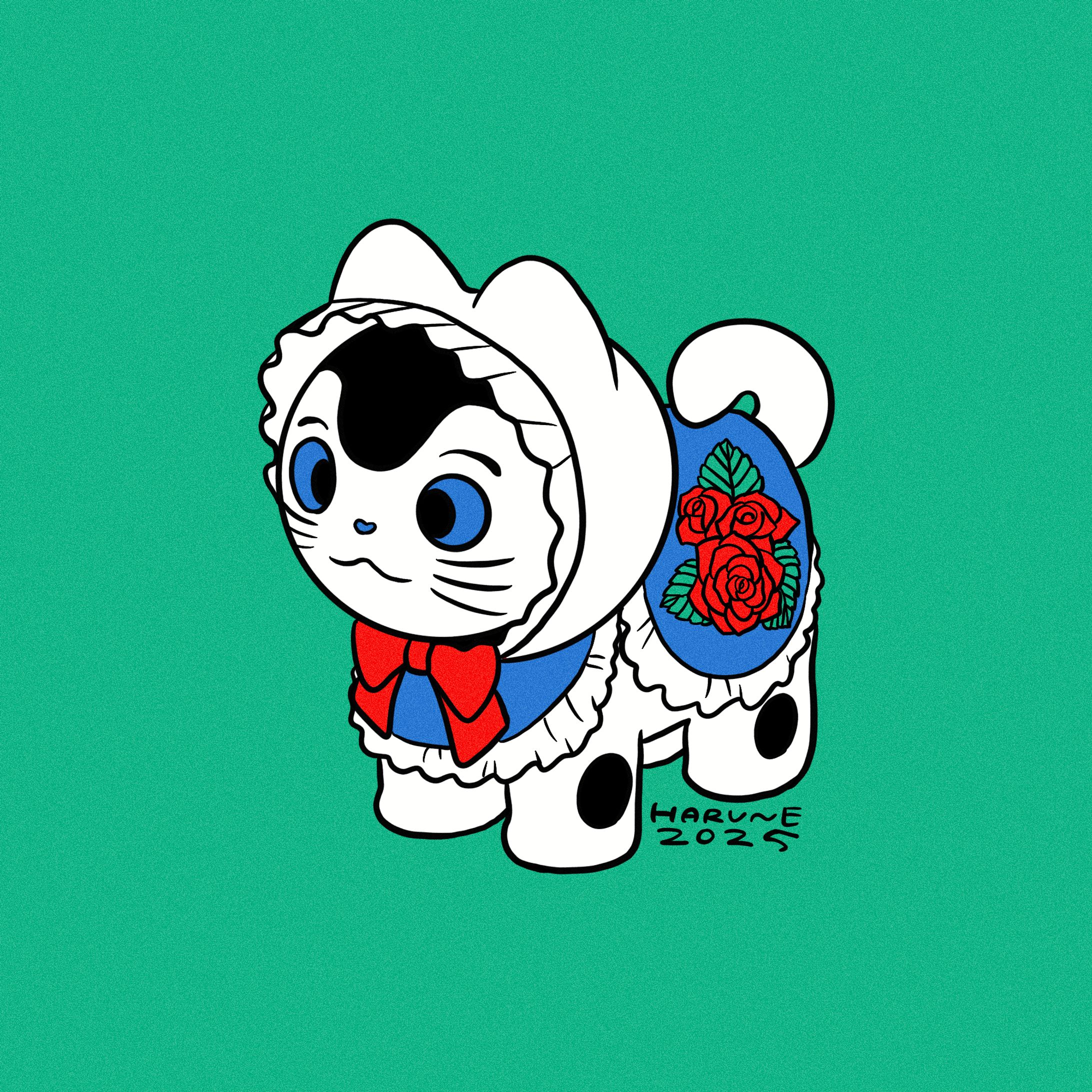 ロリータファッション風犬張子-1