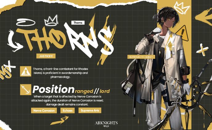 GFX Thorns / Arknights 