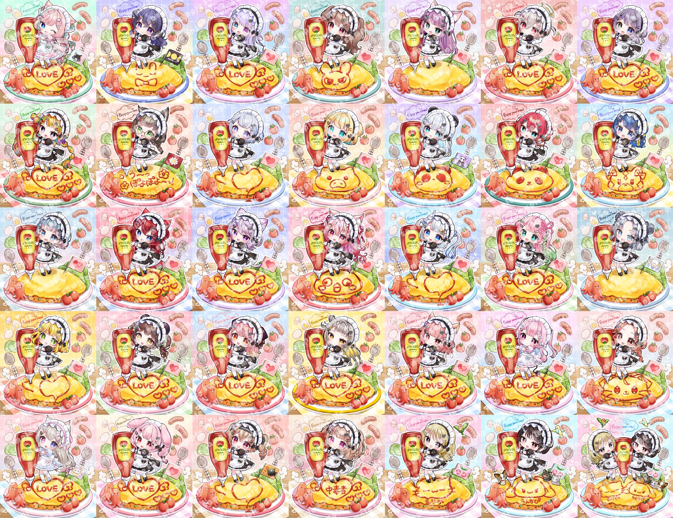 【ご依頼】メイド量産イラスト-1