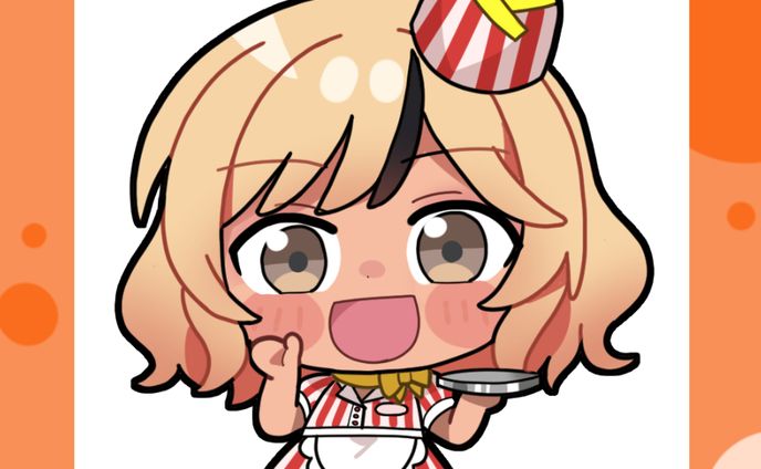 渋谷愛ビジョン 公式キャラクター「渋谷愛8」Konomi デフォルメイラスト