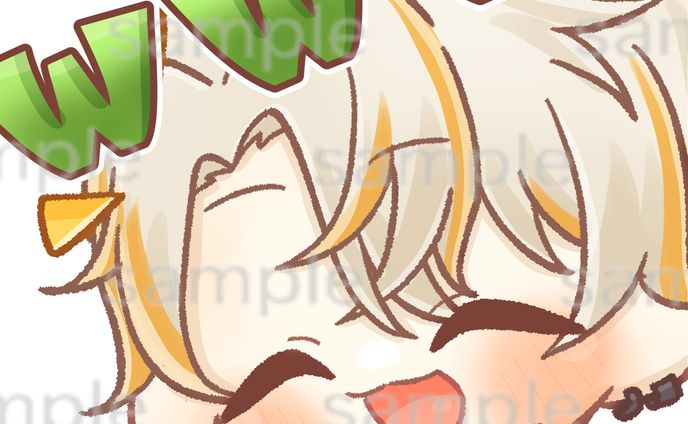 【ルナールさん】スタンプイラスト【Vtuberさん】