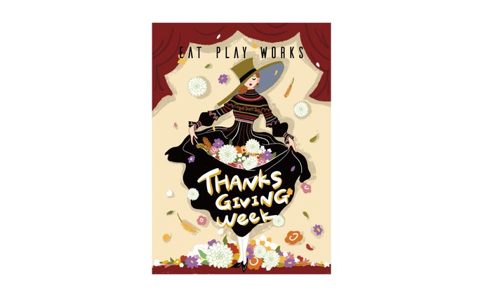 ポスターデザイン（Thanks giving）