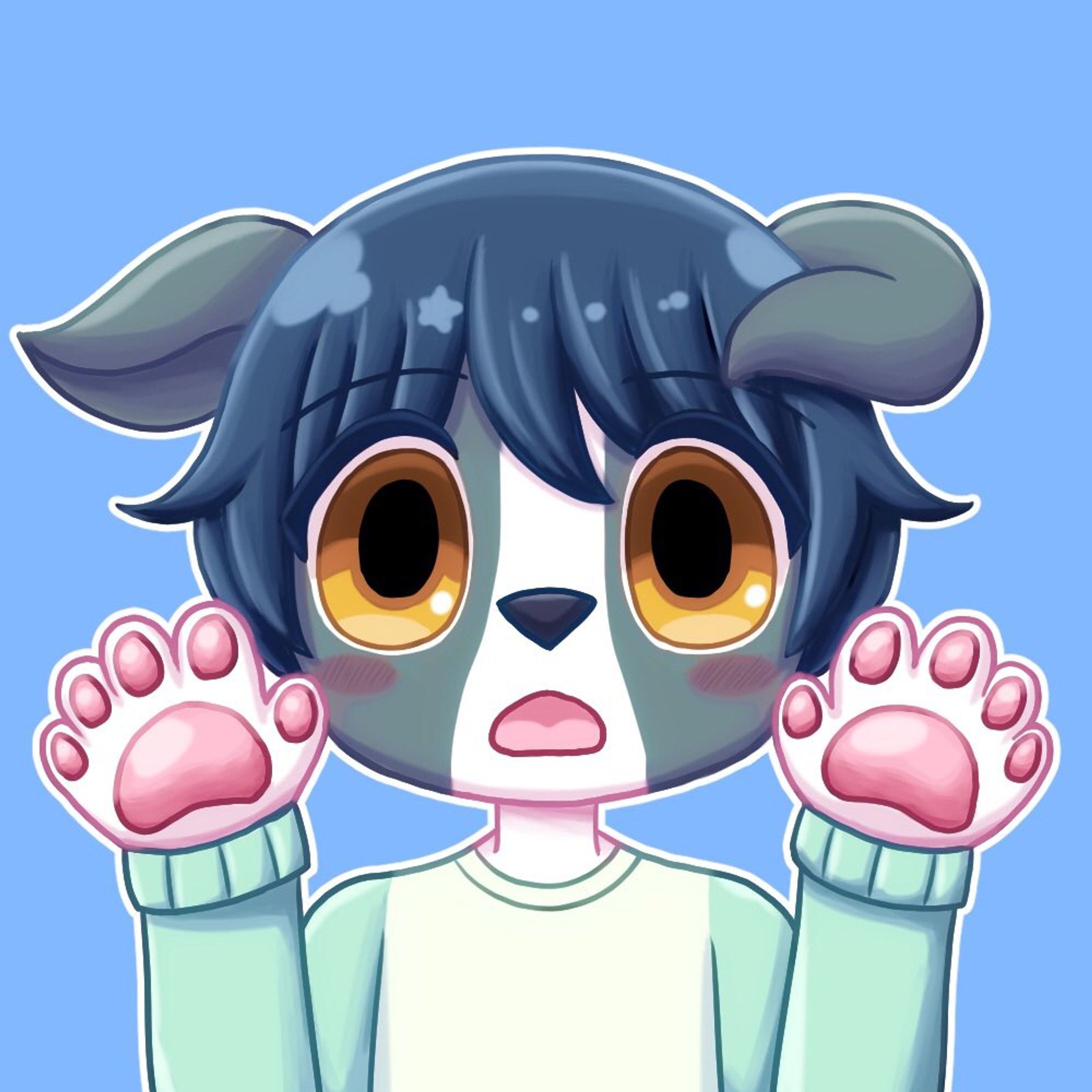 ルカくんとルカくんの肉球-1