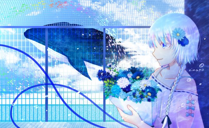 キャラクターイラスト、□web
