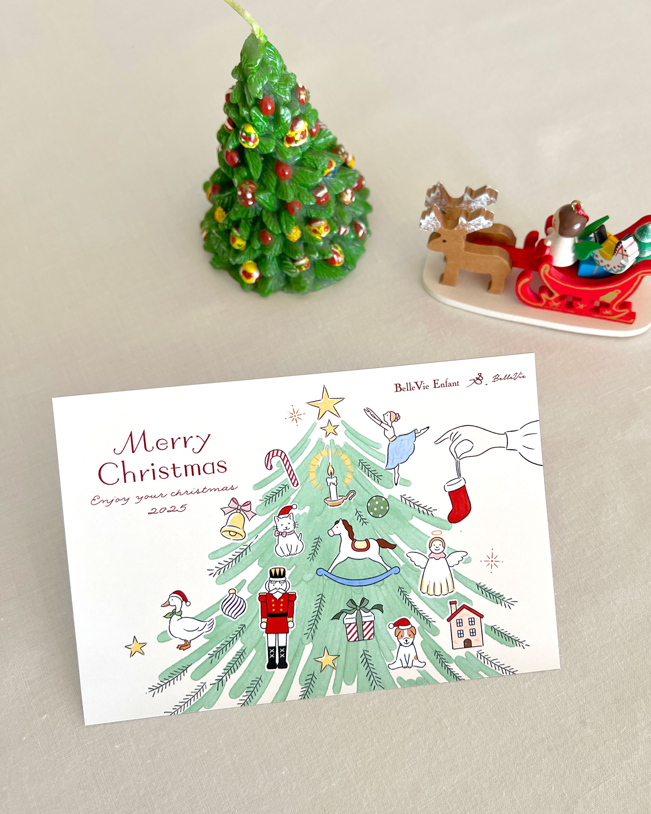 クリスマスカード・サンタカード-1