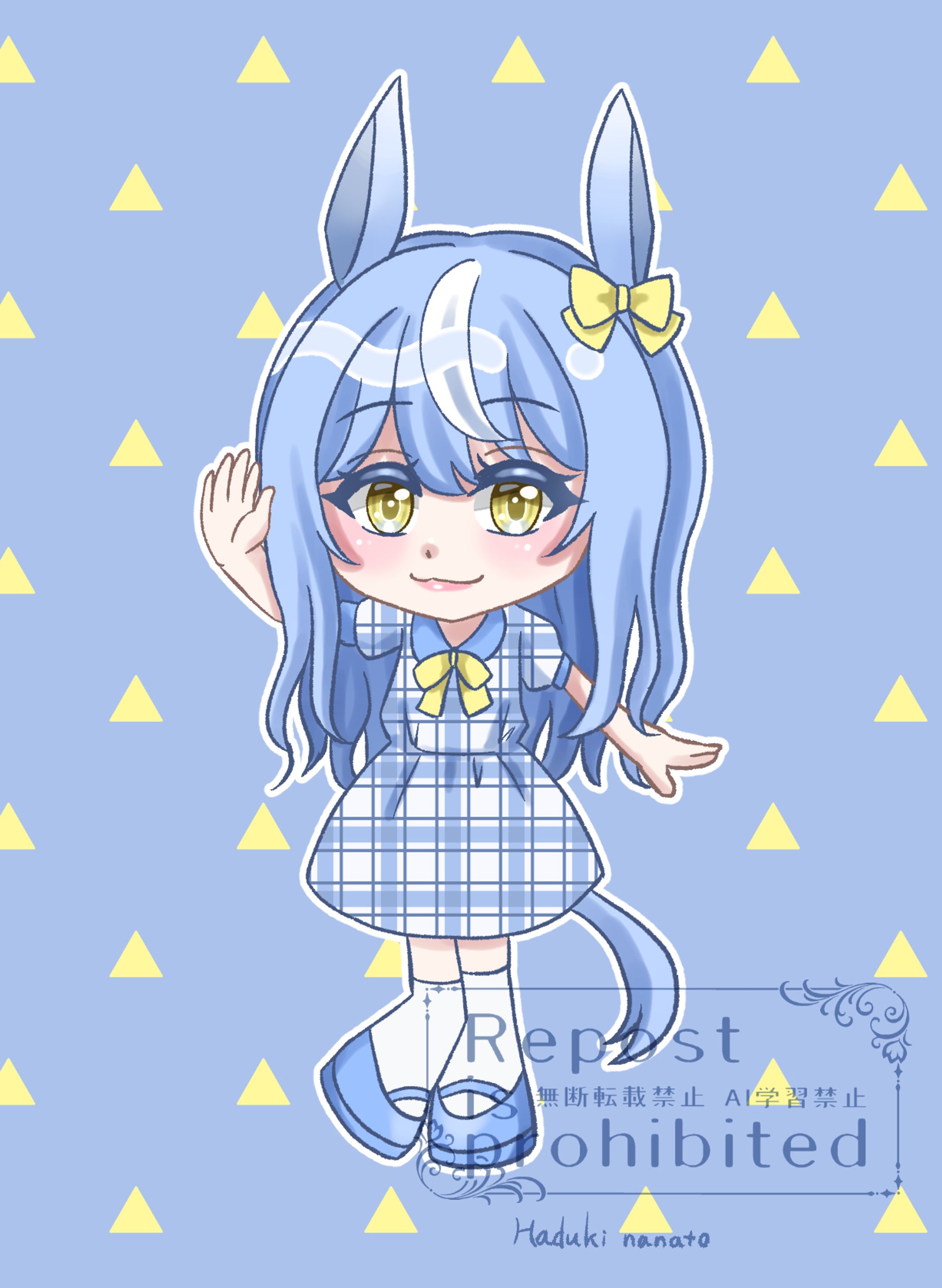 ウマの擬人化SD-1