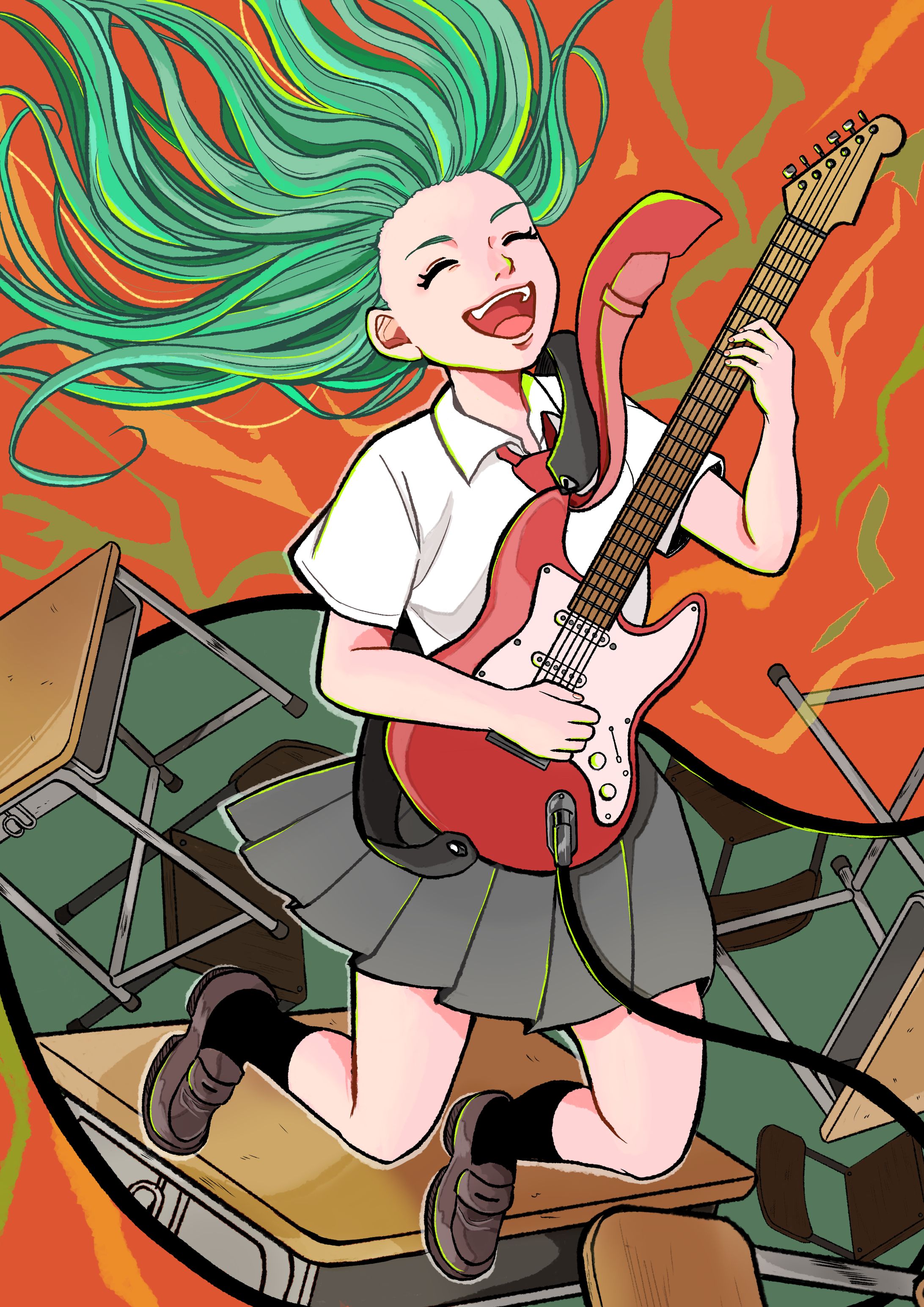 【コンペ】いろは企画様イラストコンペ【準優勝受賞】-1