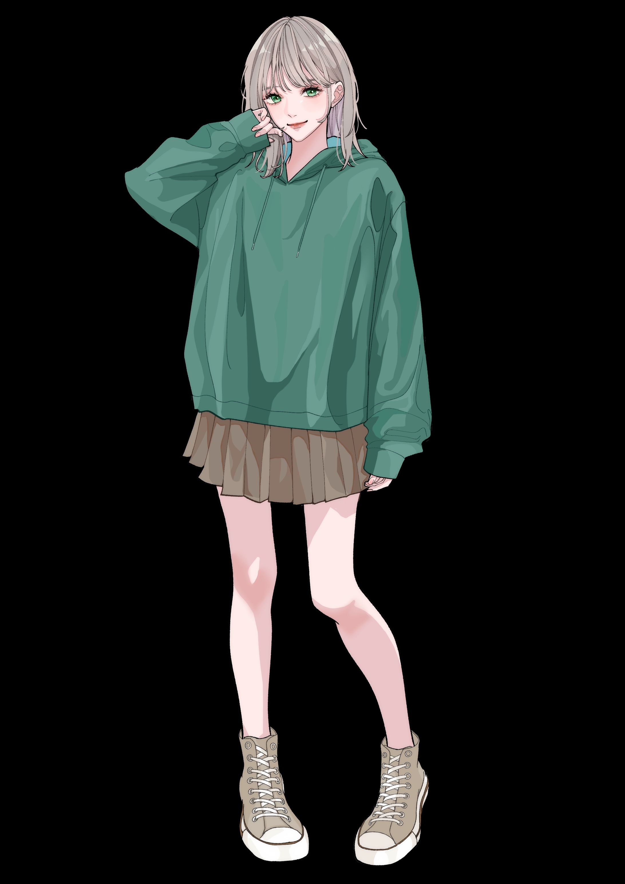 配信アプリ内で使用するアバター用イラスト-1