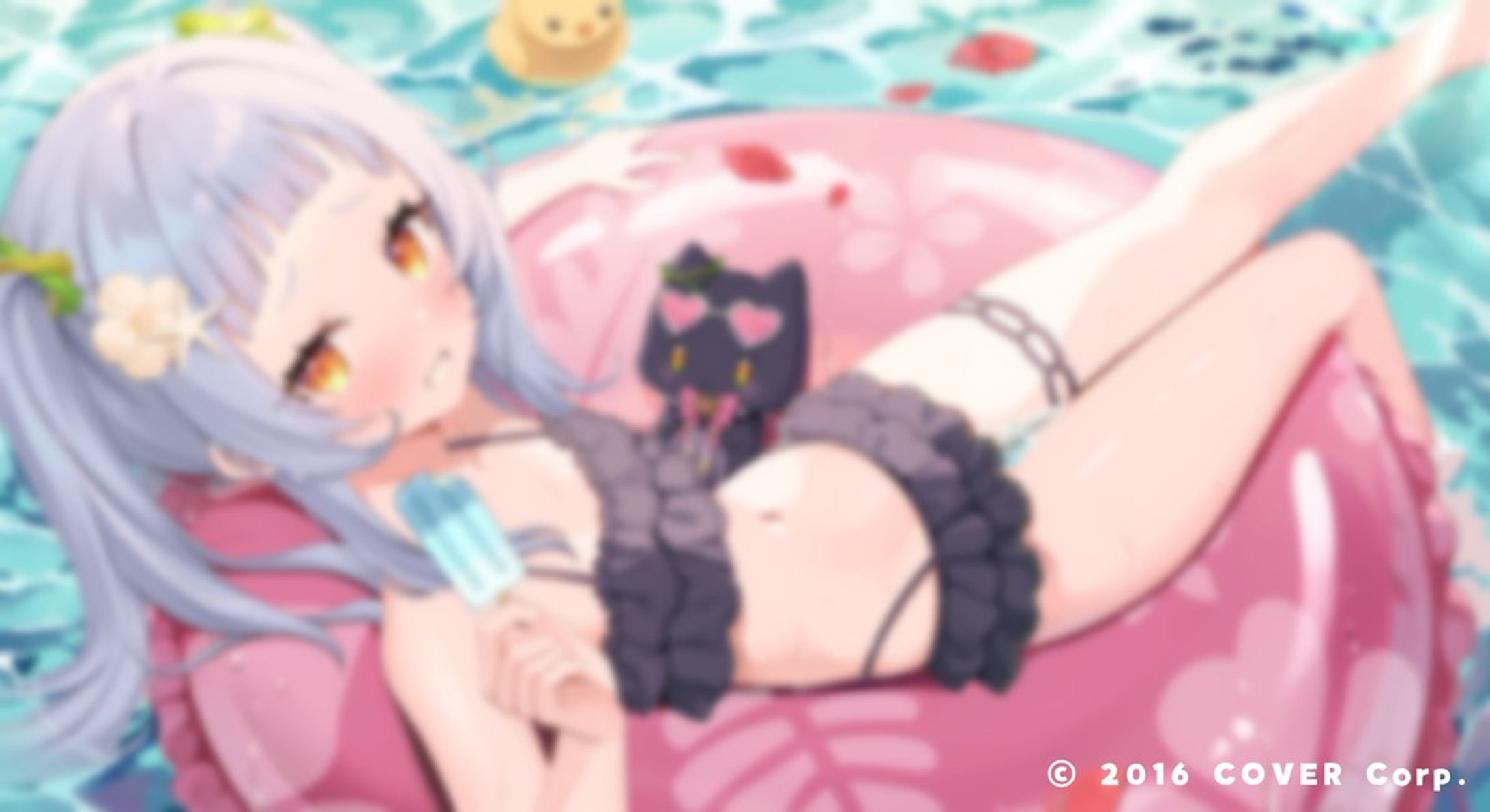 カバー株式会社 ホロライブ所属 紫咲シオン様 メンバーシップ壁紙イラスト-1