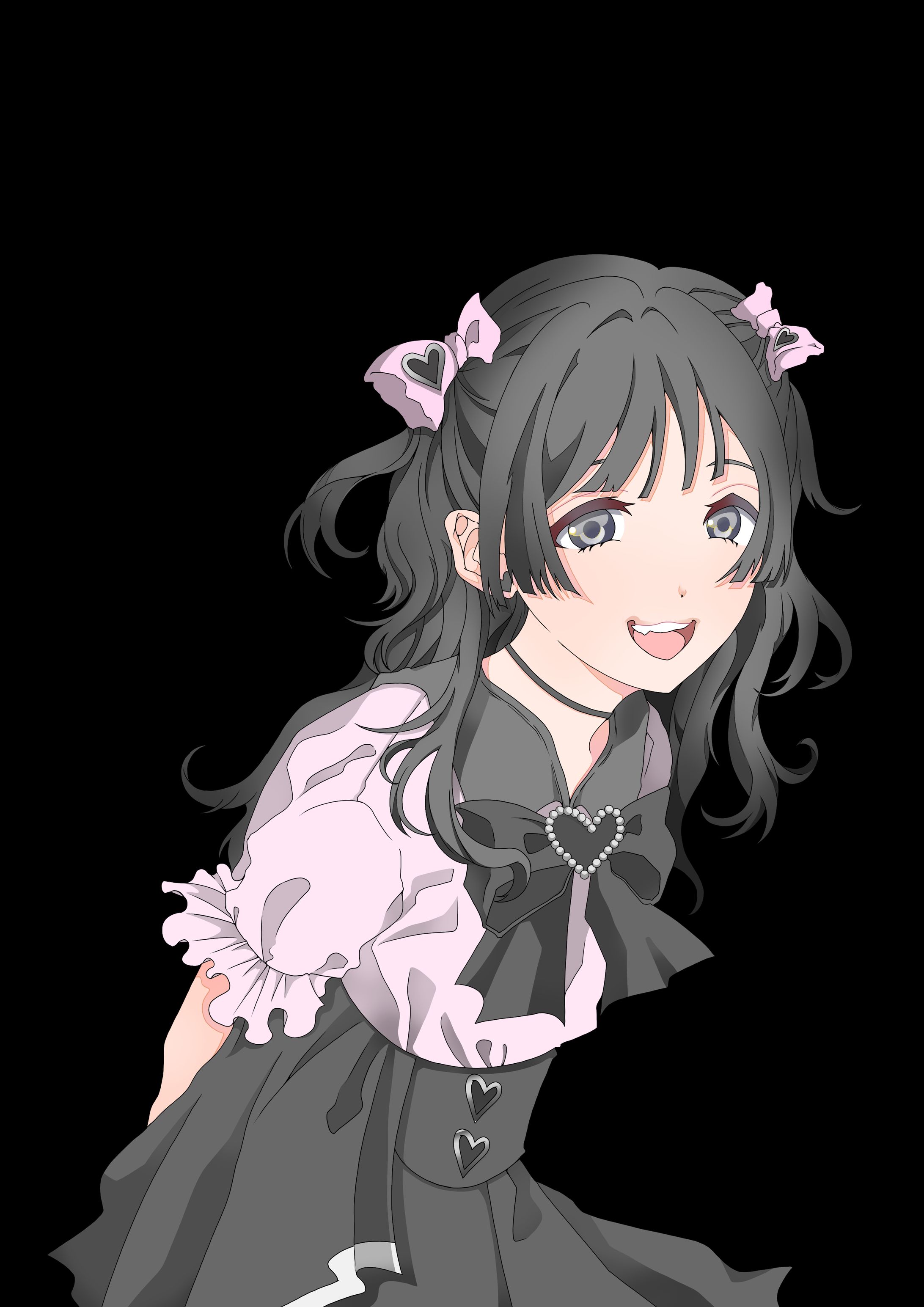ノベルゲーム「ぱりん、フラクタル夏」キャラクターデザイン-1