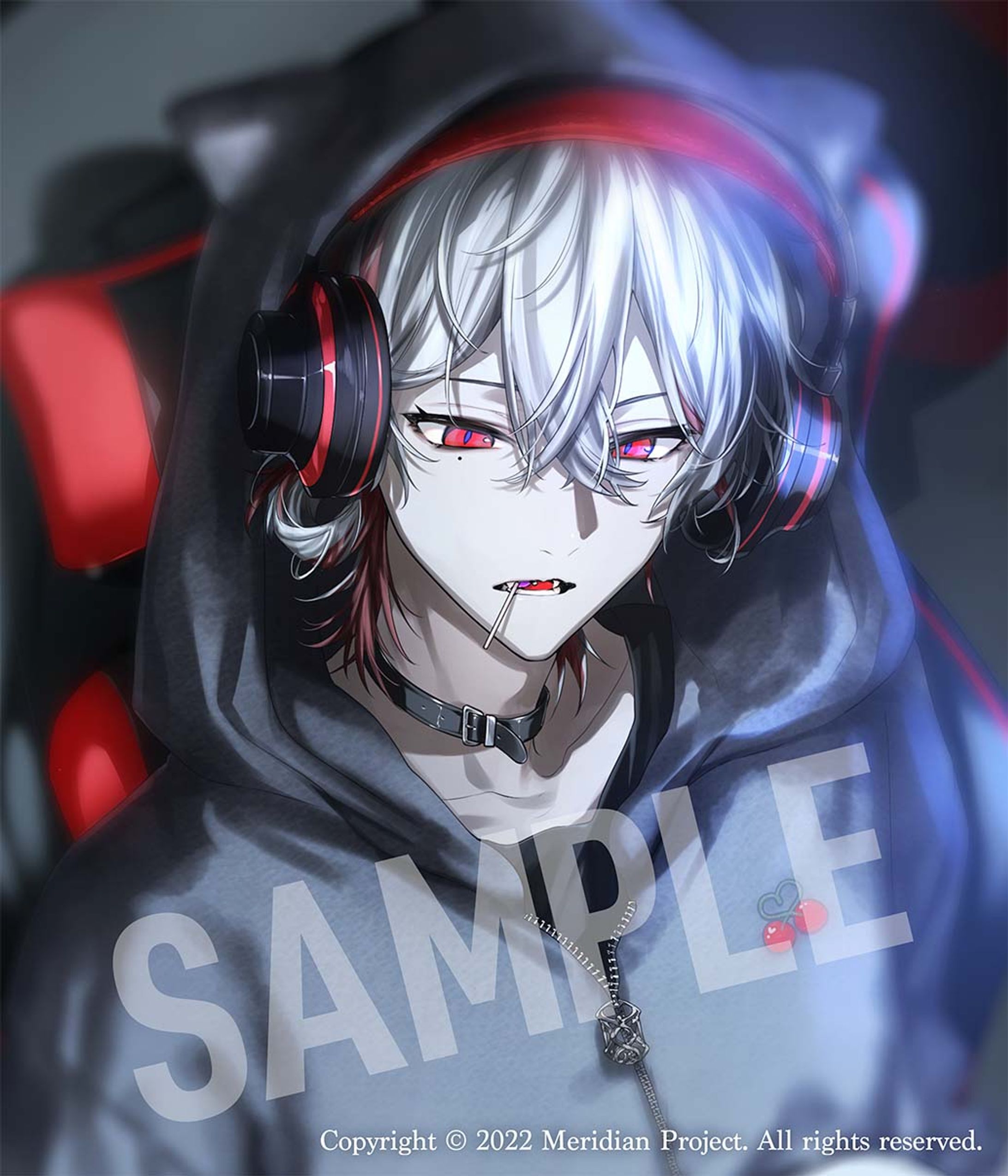  【お仕事】 子午計畫所属 朔Sakuro様12月メンバーシップ用壁紙-1