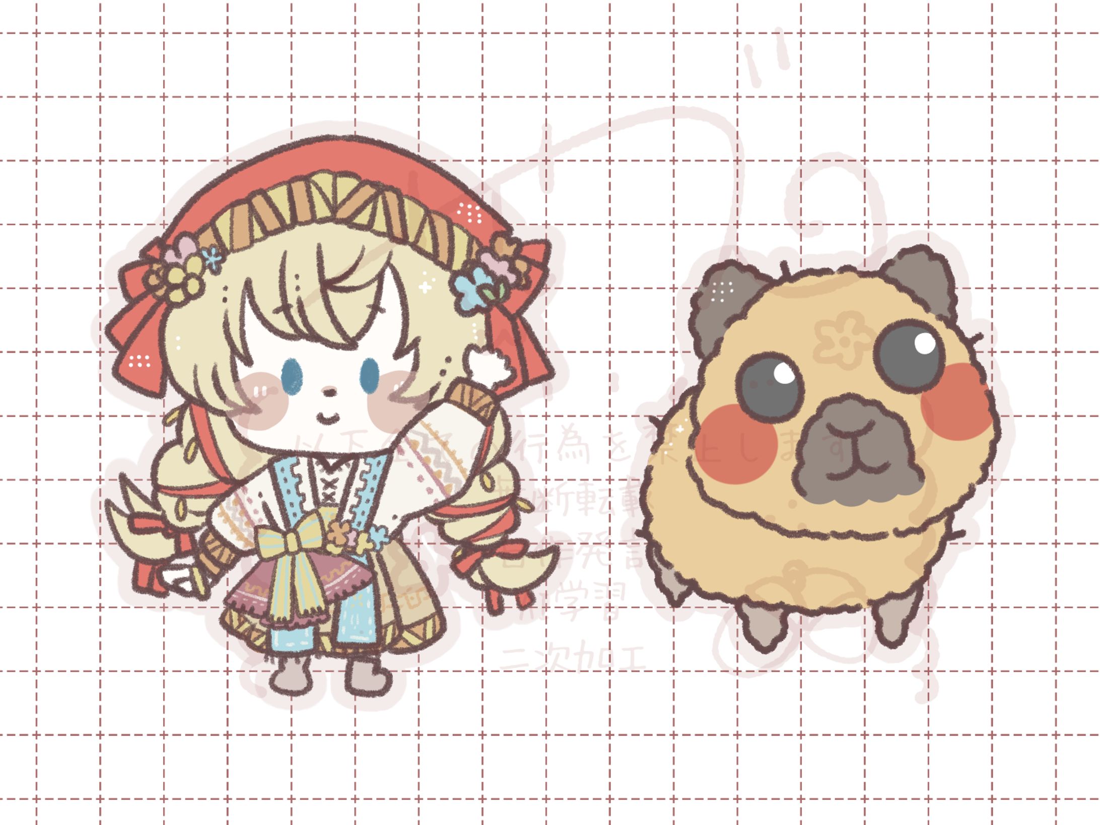 【ご依頼】SDイラスト/花音ミルン様-1