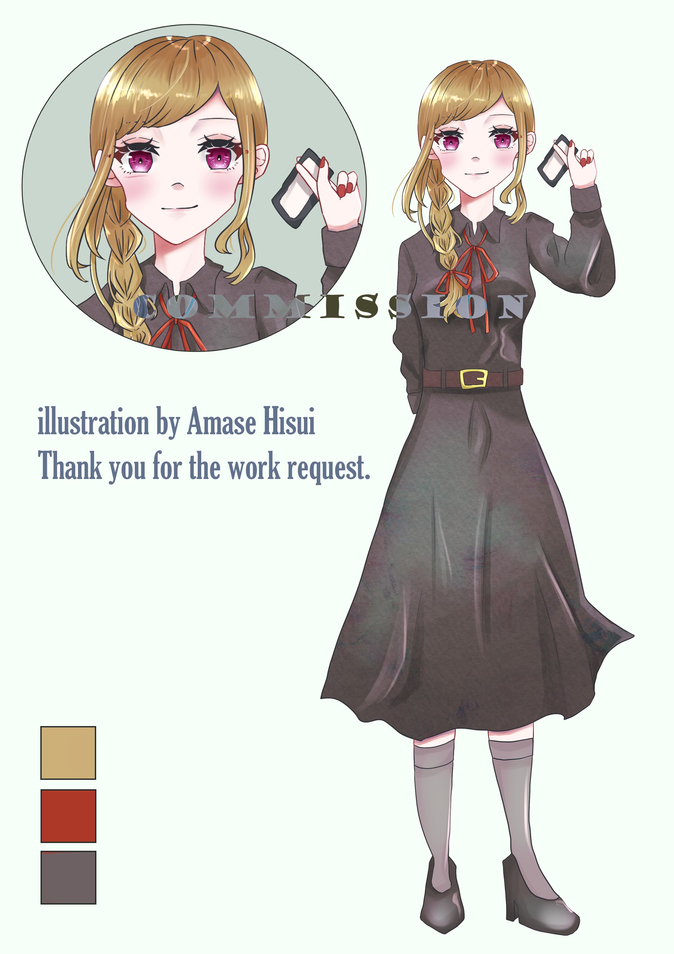 【ご依頼】全身立ち絵制作【TRPG】22-1