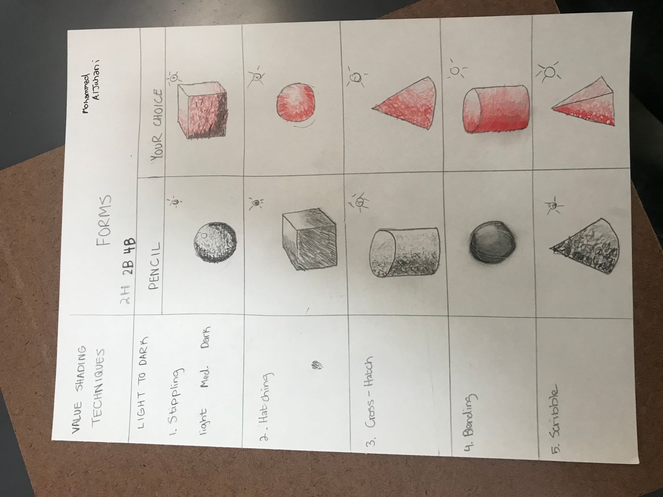 Shading technique -1