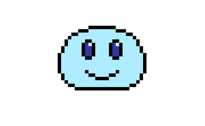 ドット絵「スライム」