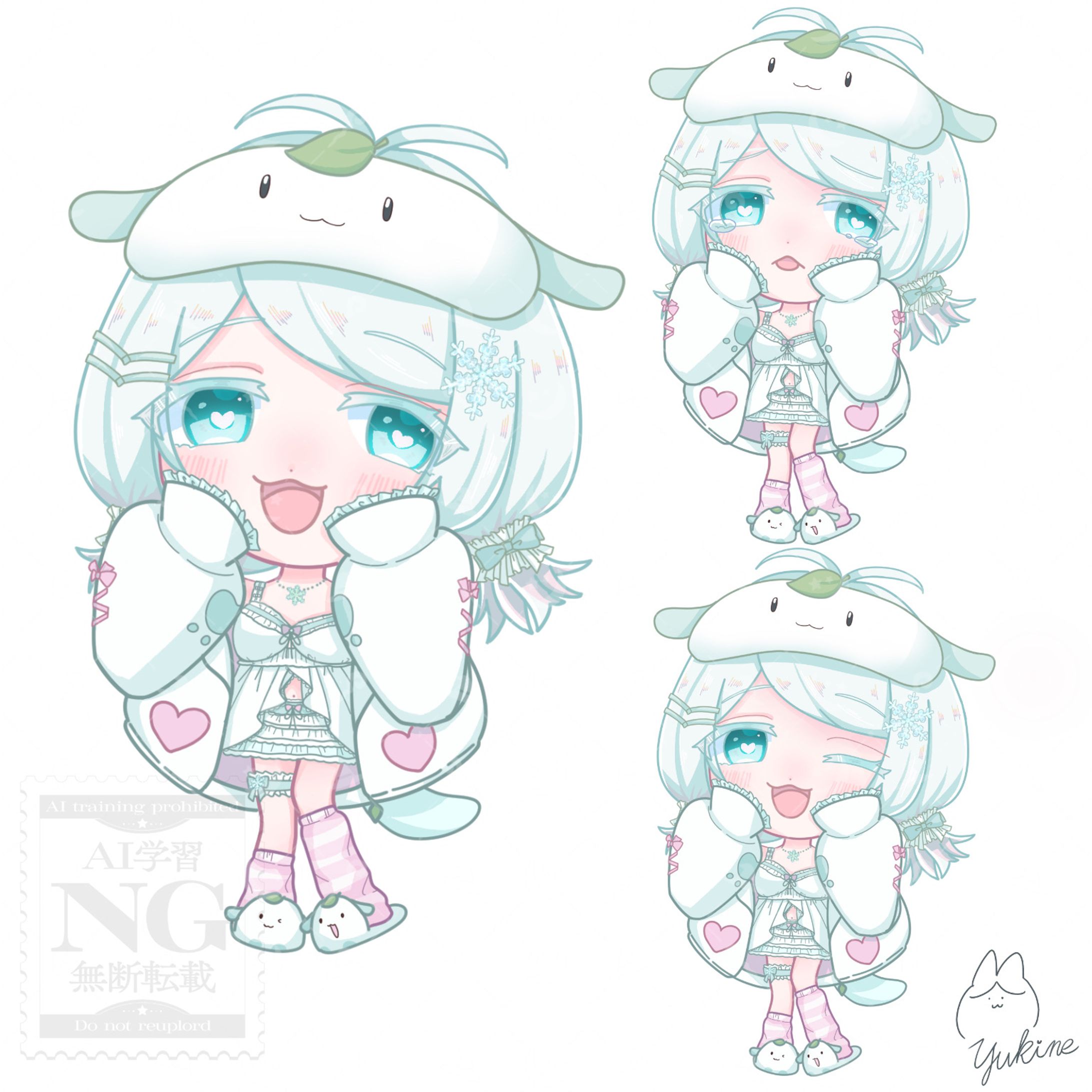 【ミニキャラ】雪葉リラ様新衣装-1