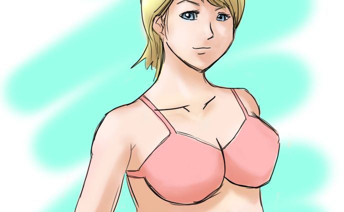 252金髪美女