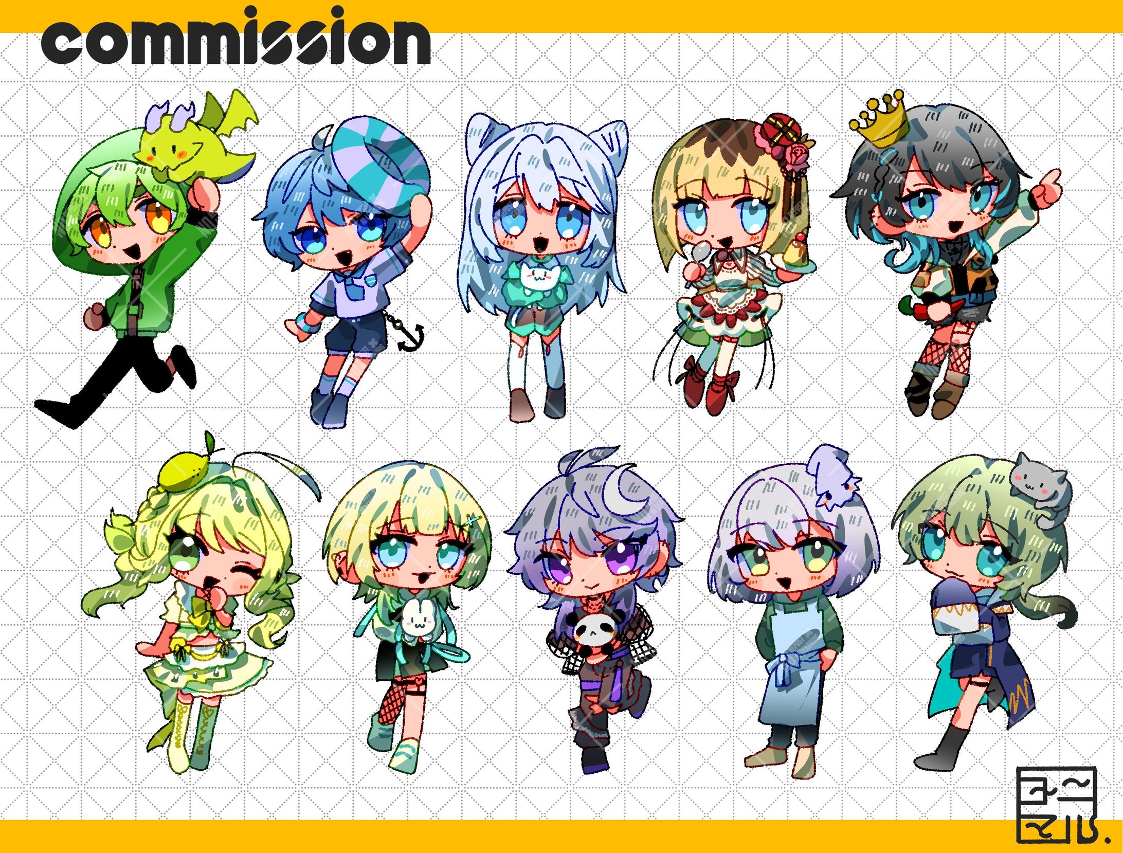 commission_翠蓮ラルド様主催コラボ用SD-1