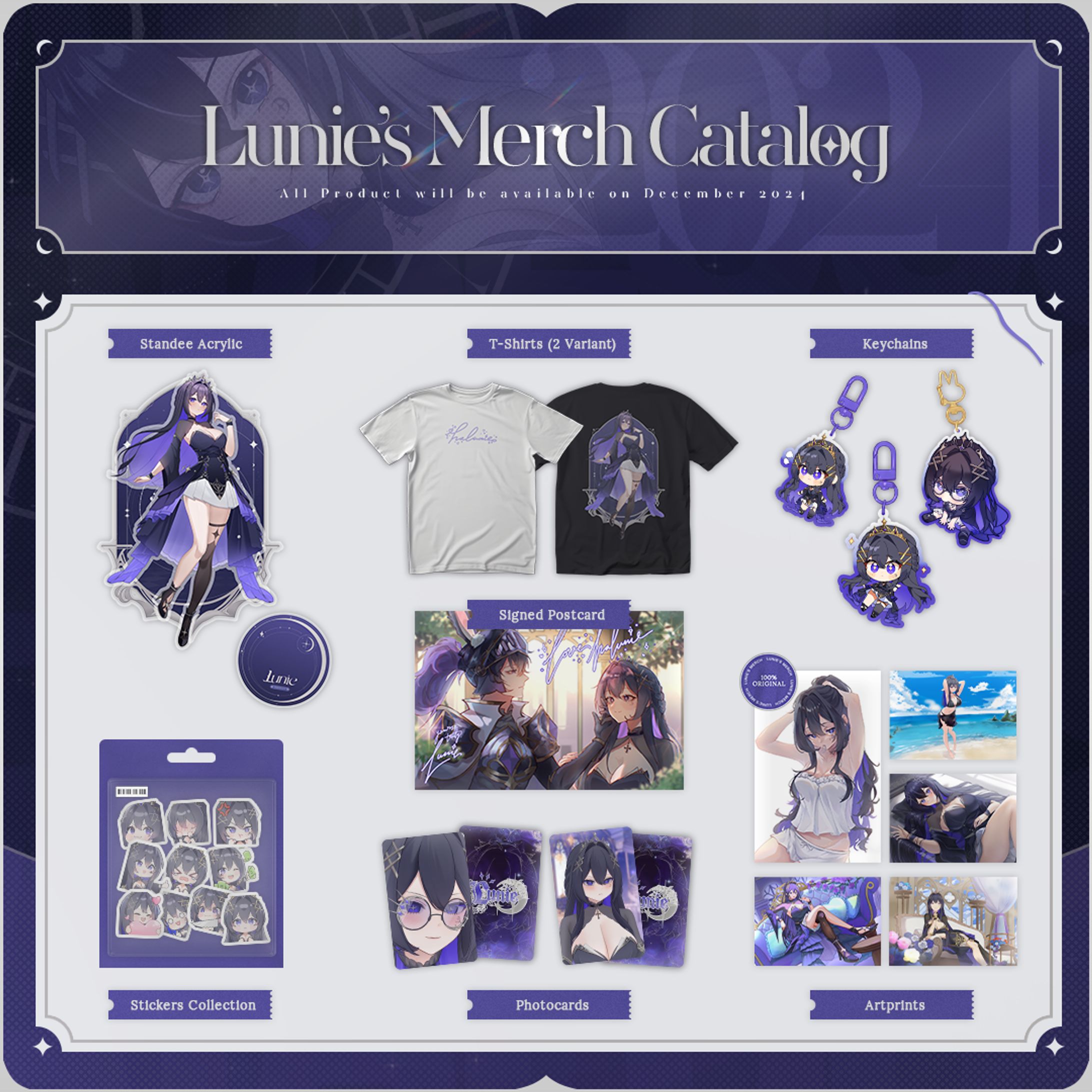 Catalog Design for Lunie's Merch-1