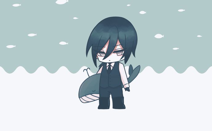 【デフォルメ】Stuffed Whale