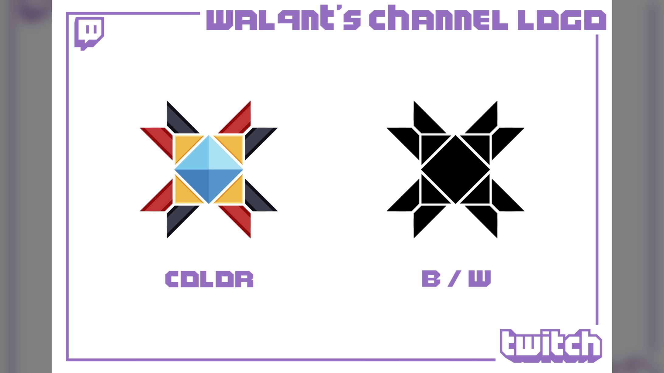 wal9nt / ロゴ サブスクバッジ制作-1