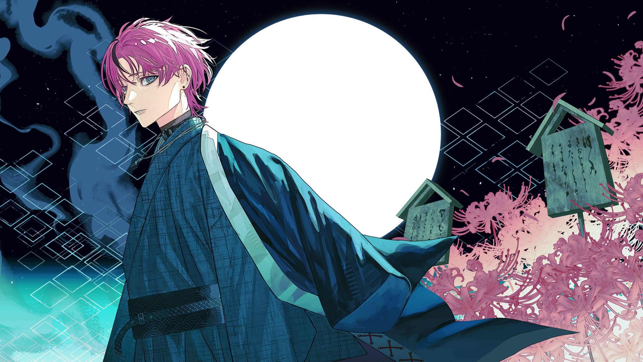 現世しるべ様「阿吽のビーツ(cover)」MVイラスト-1