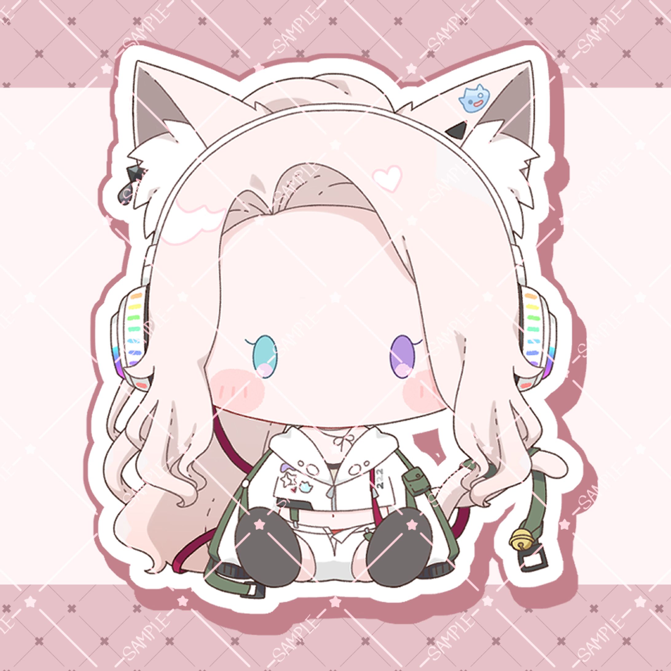 妖芽音りる様ぬいぐるみ風イラスト 