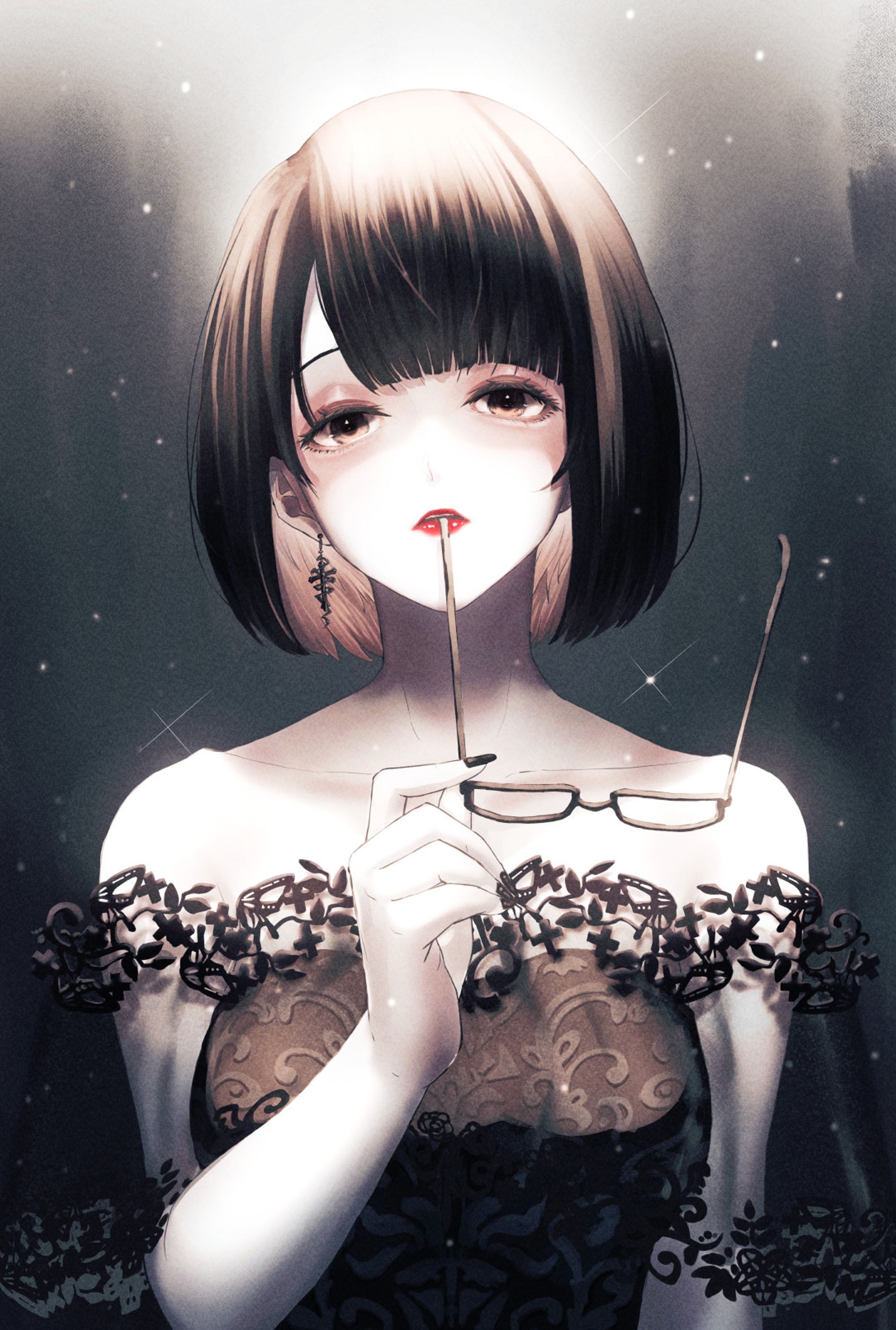 【二次創作】黒ドレス　瀬戸美夜子-1