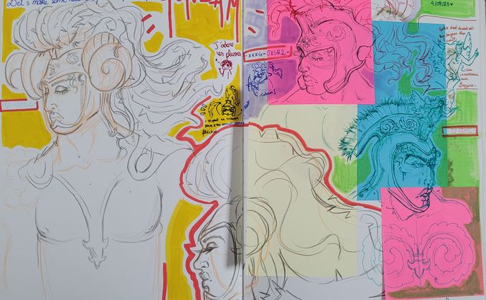 Some sketchbook pages